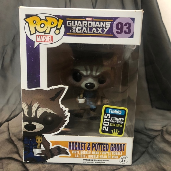 Funko Guardian of Galaxy 93 (Rocket Potted Grout) - Picture 1 of 12